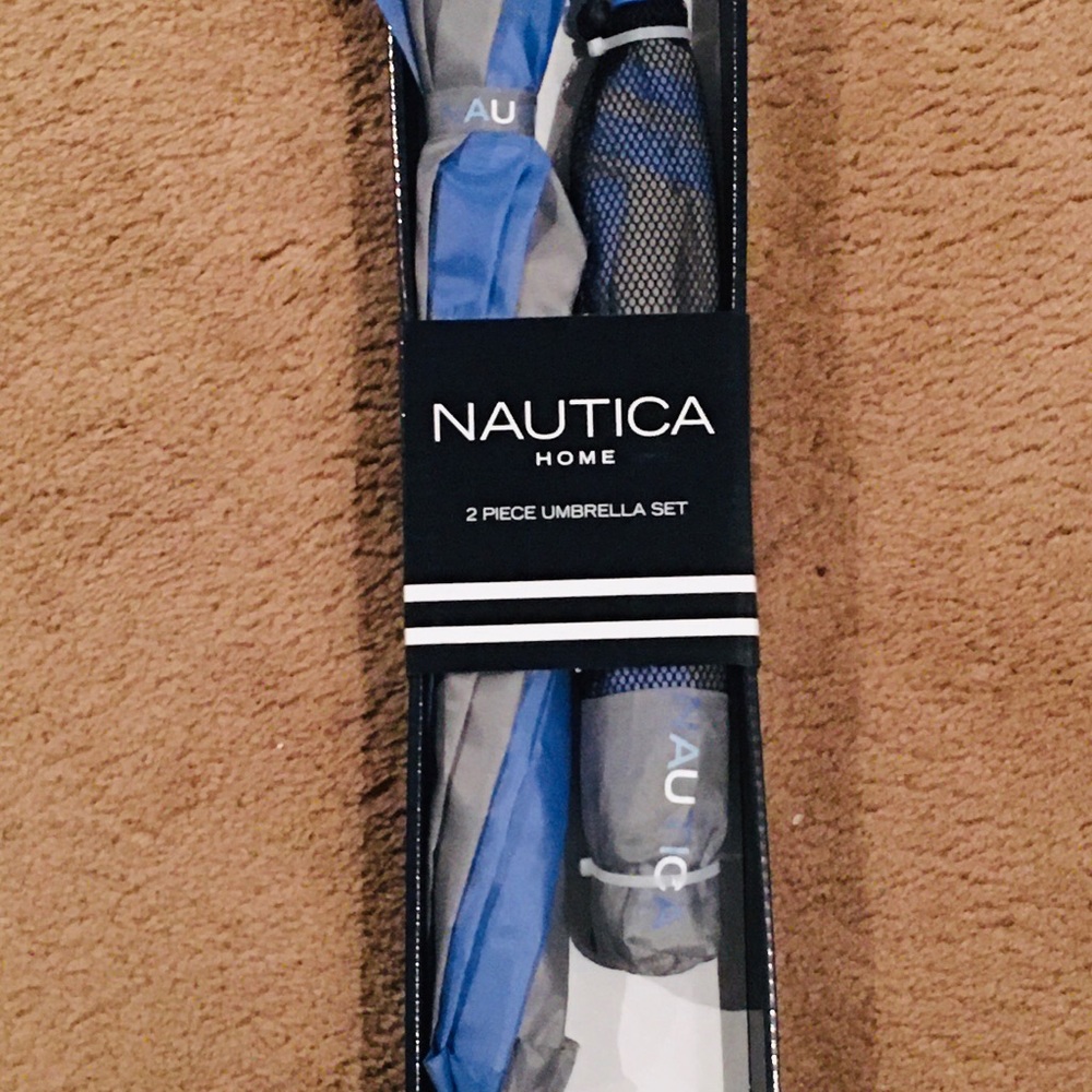 Nautica Golf Umbrella and 2-Person Umbrella